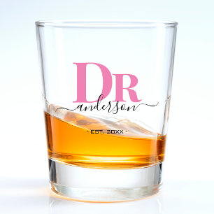 Pink Doctor Medical Professional Shot Glass