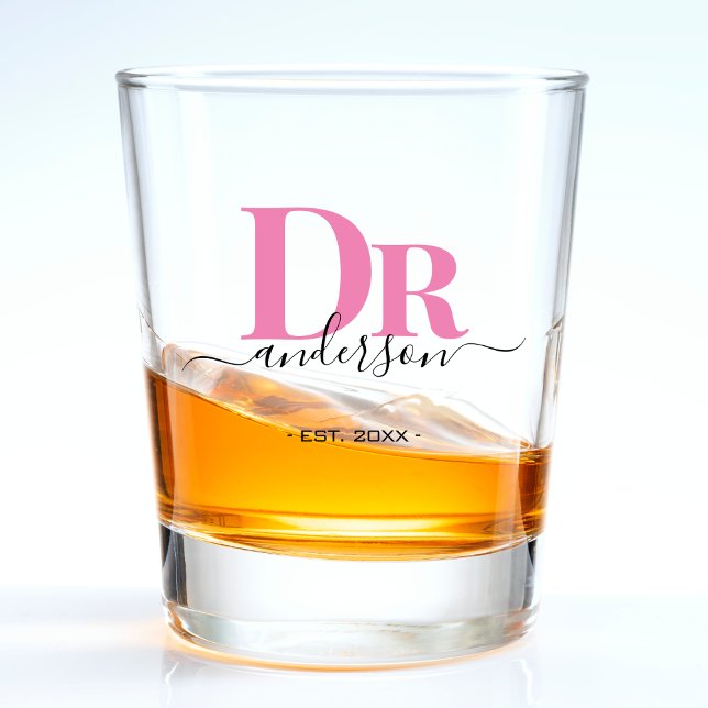 Pink Doctor Medical Professional Shot Glass (pink doctor shot glass)
