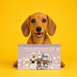 Pink Dog Club Local Pet Community Business Card