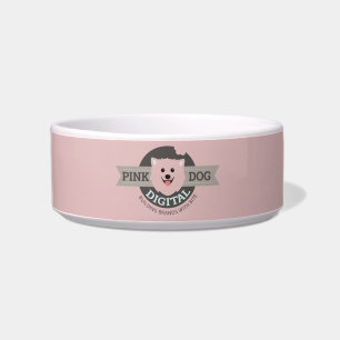 Pink Dog Digital Pet Bowl