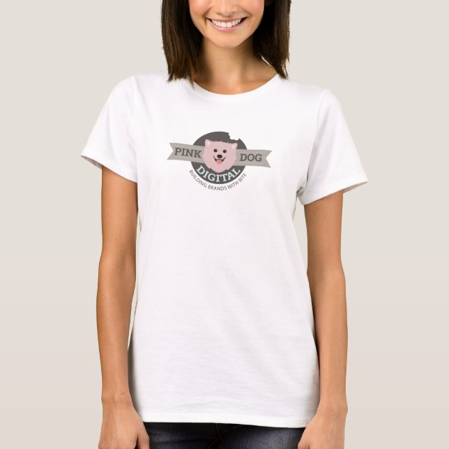 Pink Dog Digital Women's T-Shirt (Front)