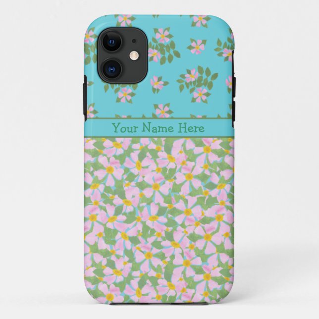 Pink Dogrose Floral iPhone 5/5s Case-Mate Case (Back)