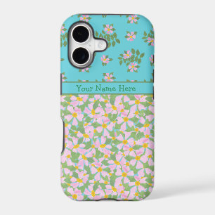 Pink Dogrose Floral iPhone 5/5s Case-Mate Case