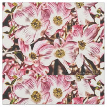 Pink Dogwood Fabric