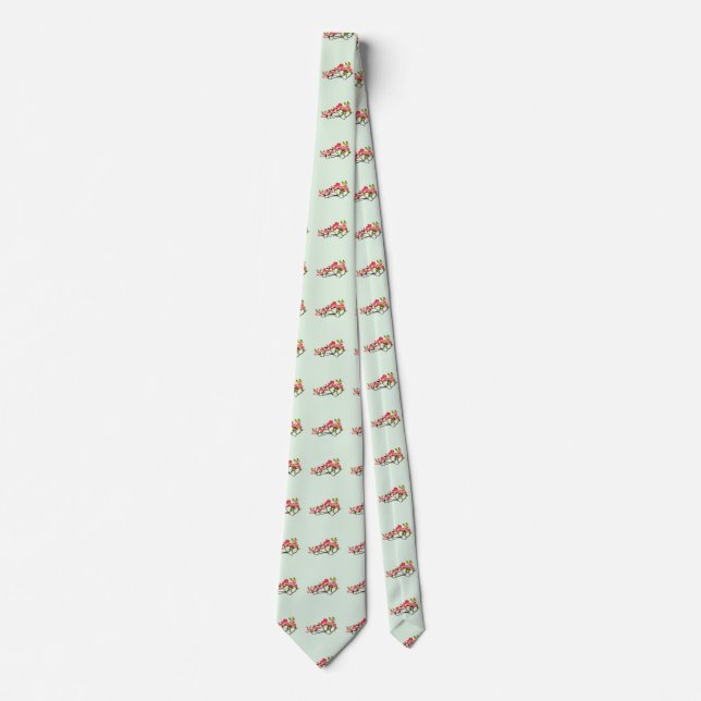 Pink Dogwood Tie (Front)
