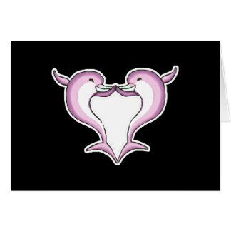 pink dolphin heart