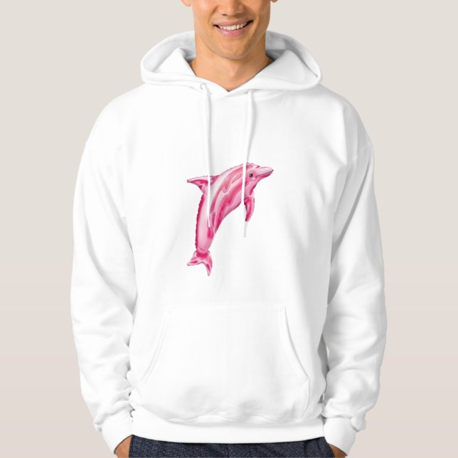 pink dolphin hoodie (Front)