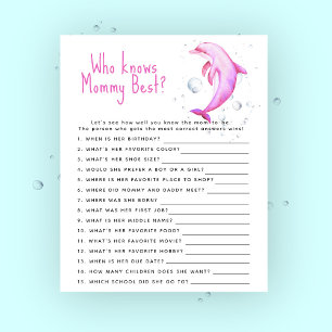 Pink dolphin - Who knows mummy best