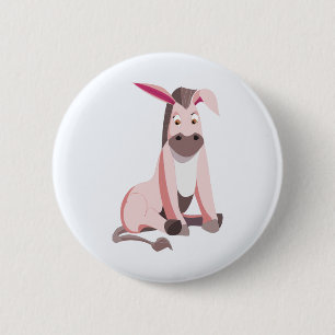 Pink Donkey Button