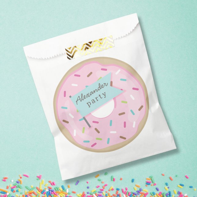 PINK DONUT FAVOUR BAGS (Creator Uploaded)