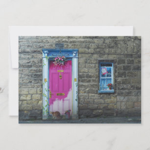 Pink Door Invitation