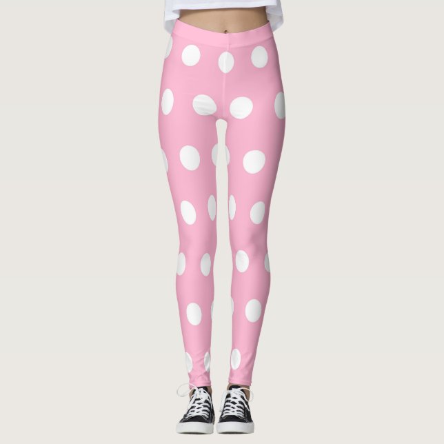 Pink Dot Leggings (Front)