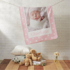 Pink Dots Custom Photo Newborn Girl
