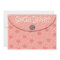 Pink Dots Envelope Girls Baby Shower Invitations