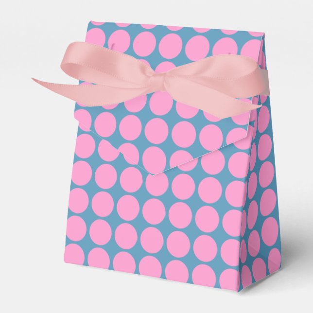 Pink Dots Favour Box (Front Side)