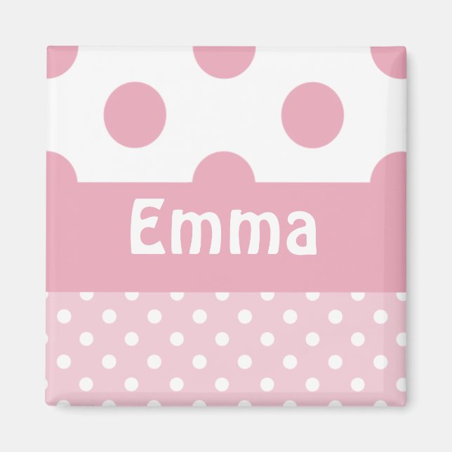 Pink Dots Magnet (Front)