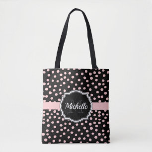 Pink Dots Tote Bag