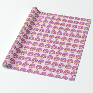 Pink Doughnut Designed Wrapping Paper