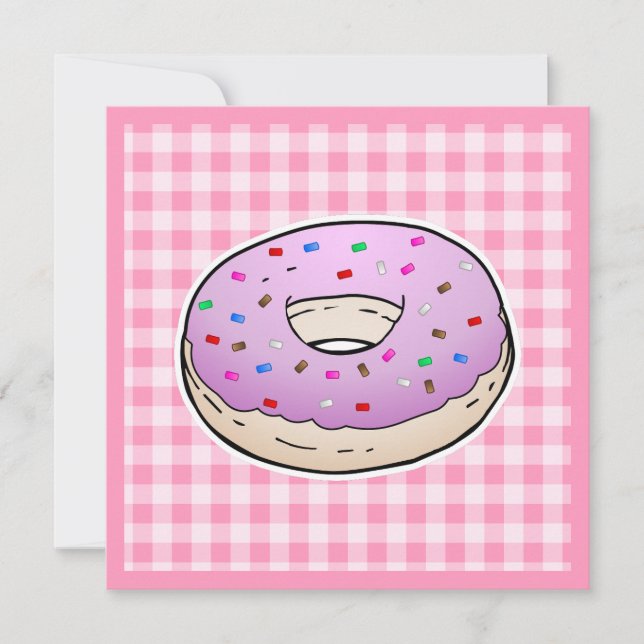 Pink Doughnut Mothers Day Card (Front)