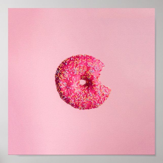 Pink doughnut poster (Front)