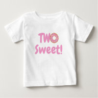 Pink Doughnut Two Sweet 2nd Birthday