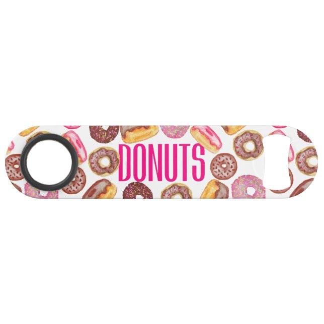 Pink Doughnut Typography and Watercolor Cute (Front (Horizontal))