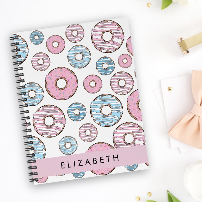 Pink Doughnuts, Blue Doughnuts, Sprinkles, Your Na Notebook (Creator Uploaded)