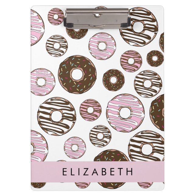 Pink Doughnuts, Brown Doughnuts, Sprinkles, Your N Clipboard (Front)