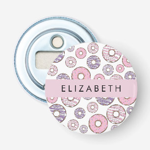Pink Doughnuts, Purple Doughnuts, Sprinkles, Your  Bottle Opener