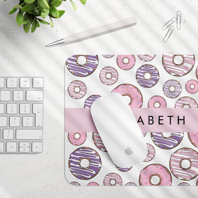 Pink Doughnuts, Purple Doughnuts, Sprinkles, Your  Mouse Pad (Creator Uploaded)