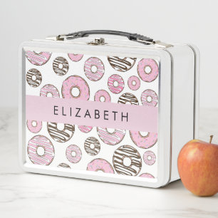 Pink Doughnuts, White Doughnuts, Sprinkles, Your N Metal Lunch Box