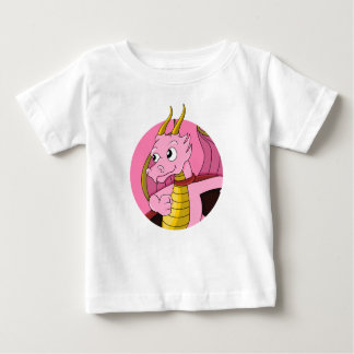 Pink dragon  cartoon baby T-Shirt