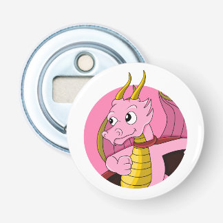 Pink dragon cartoon bottle opener