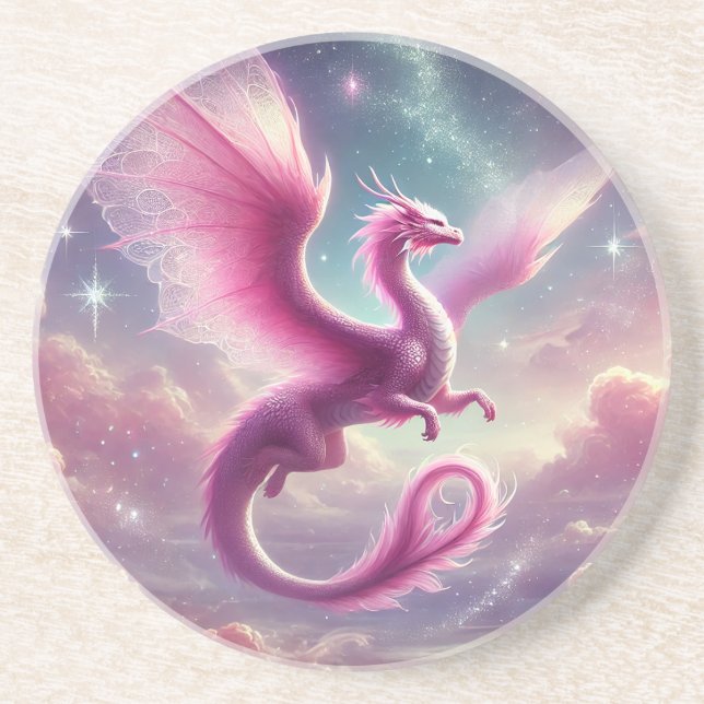 Pink Dragon Coaster (Front)