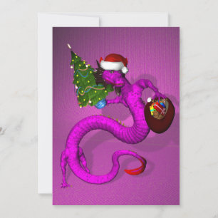 Pink Dragon Invitation