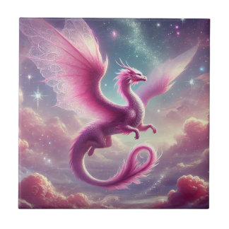 Pink Dragon Tile