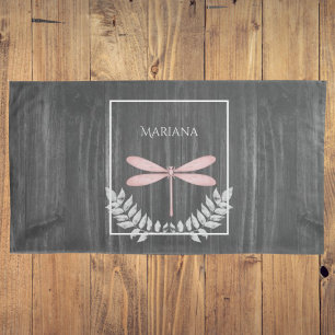 Pink Dragonfly Pillow Case