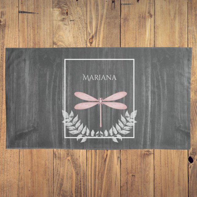 Pink Dragonfly Pillow Case (Pink Dragonfly Pillow Case)