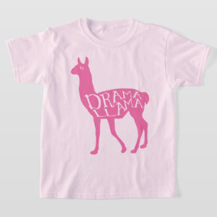 Pink Drama Llama T-Shirt