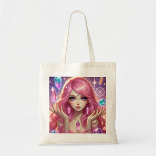Pink Dream Enlightenment Crystal Everyday Tote Bag