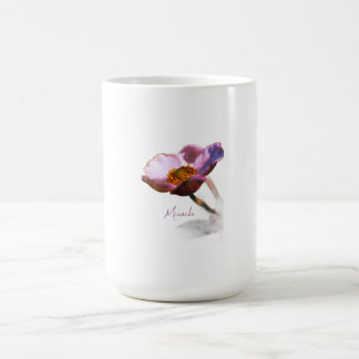 Pink Dream Flowers – Elegant Fantasy Nature Coffee Mug