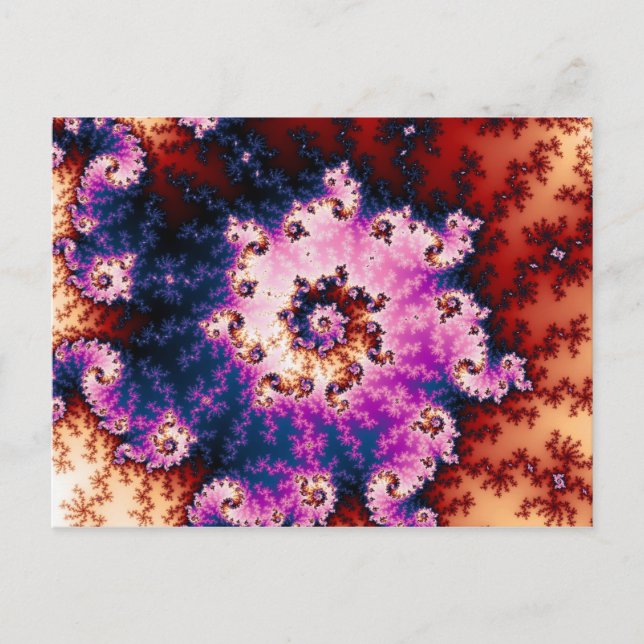 Pink Dream  - Fractal Postcard (Front)