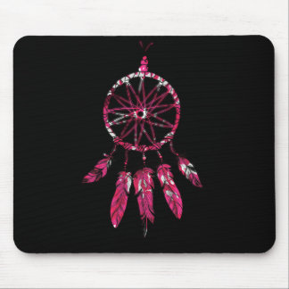 Pink Dreamcatcher Feathers Native American Indian Mouse Pad