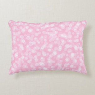 pink dreams girly pillows Accent Pillow