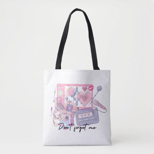 Pink Dreams Nostalgic Tote – A Memory You Can Hold (Front)