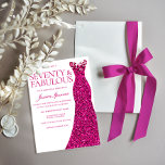 Pink Dress Seventy & Fabulous 70th Birthday Invitation<br><div class="desc">Pink Dress Seventy & Fabulous 70th Birthday Invitation

See matching collection in our Niche and Nest Store</div>