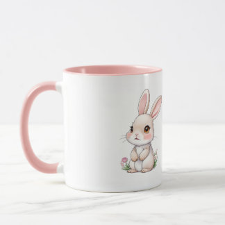 Pink Easter Bunnies Mug