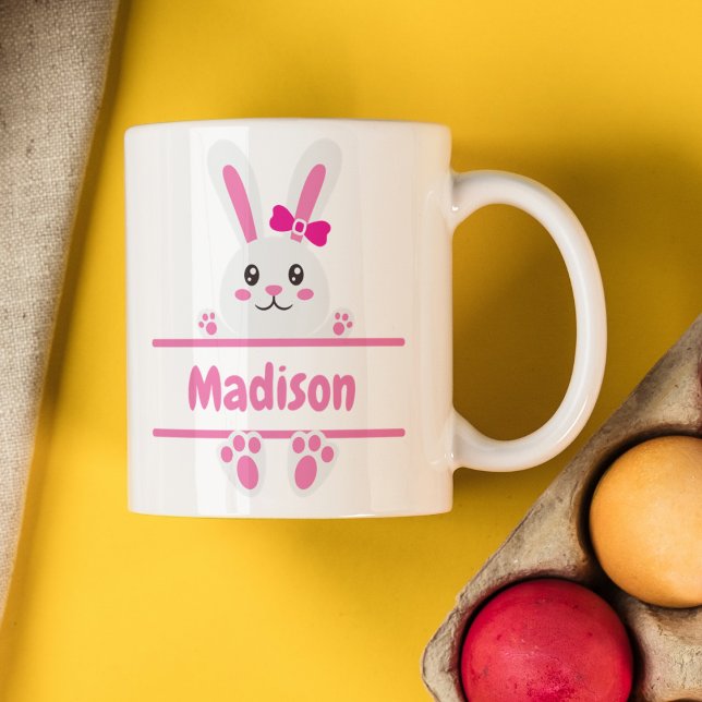Pink Easter Bunny Coffee Mug (Creator Uploaded)