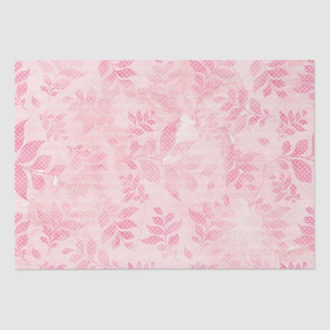 Pink Easter Tissue Paper (Front)