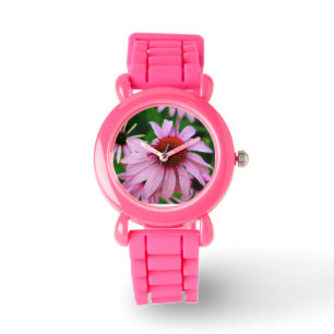 pink echinacea flower watch